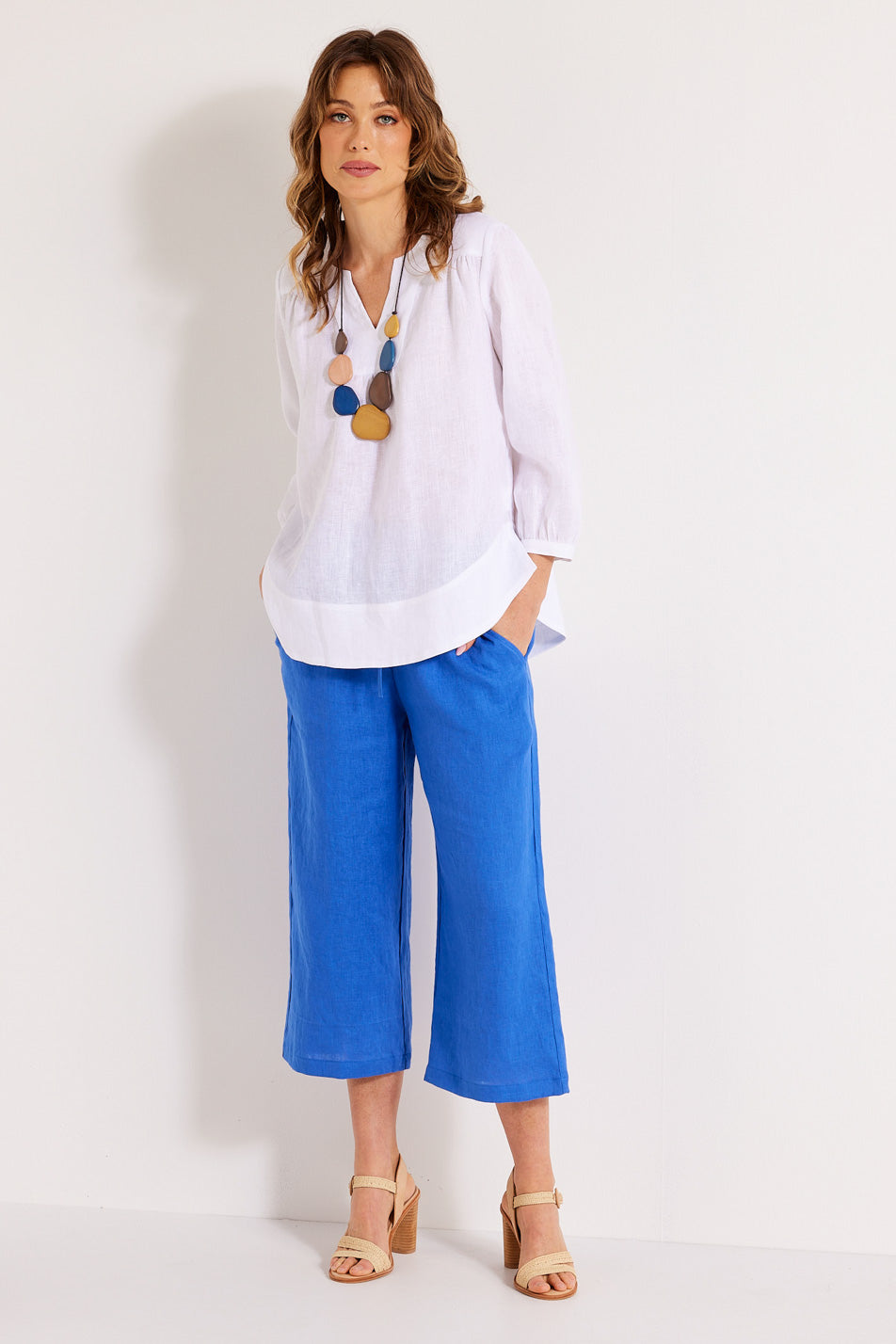 COLOGNE PULL ON CROP PANT