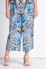 BLUE LOTUS CROP PULL ON PANT