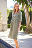 TUSCAN 2 POCKET LINEN DRESS