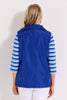 LAKESHORE ZIP UP RUCHED VEST