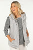 LAKESHORE ZIP UP RUCHED VEST