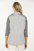 LAKESHORE ZIP UP RUCHED VEST