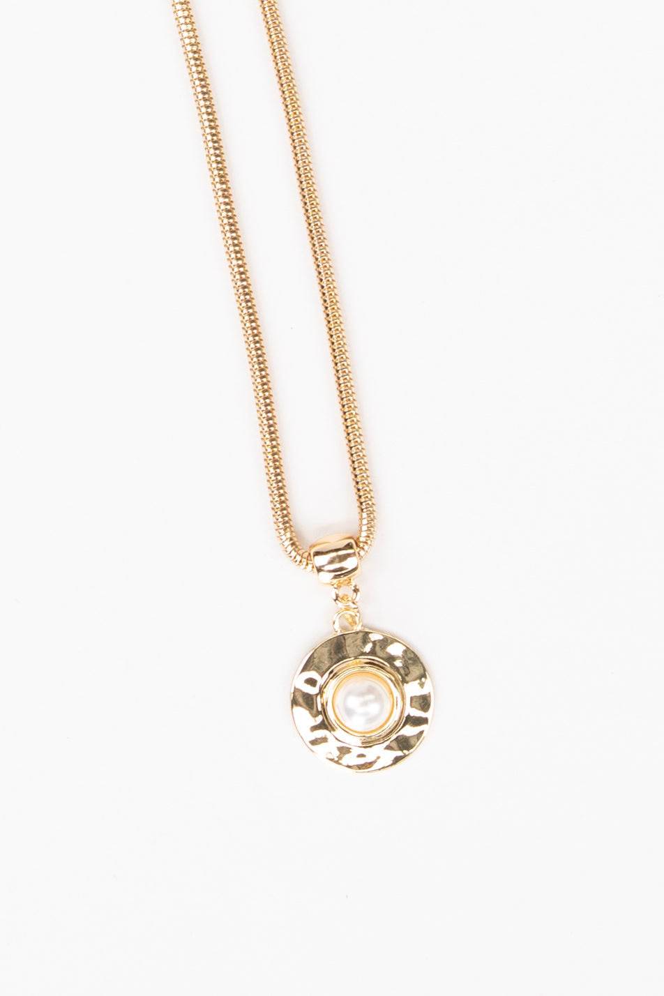 CHARLOTTE PEARL DROP NECKLACE