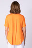 SPLENDOUR BAMBOO PLEAT BACK TEE