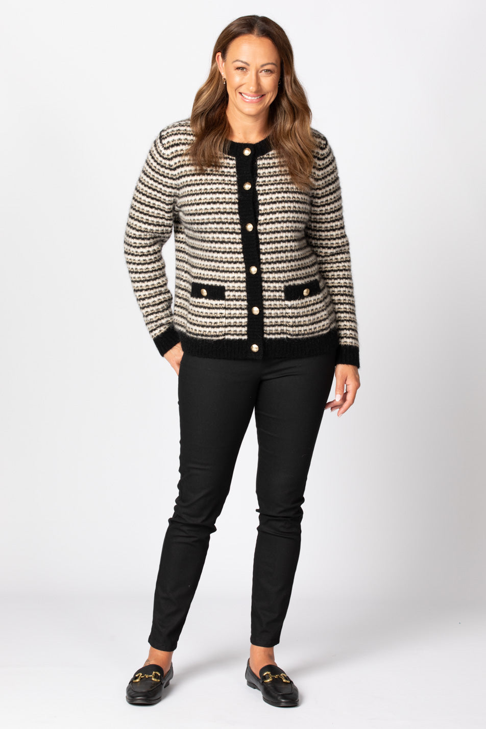 AVELINE BOUCLE CARDIGAN