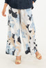 ABSTRACT FLORAL PRINT PALAZZO PANT