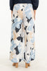 ABSTRACT FLORAL PRINT PALAZZO PANT