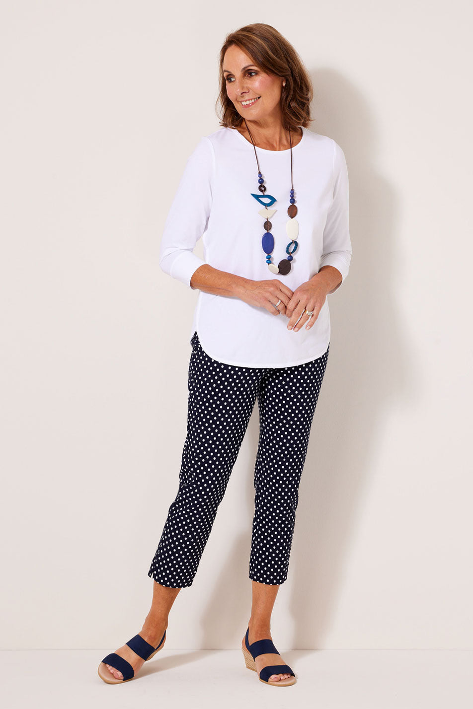 SPOT DOT 7/8 STRETCH  PANT